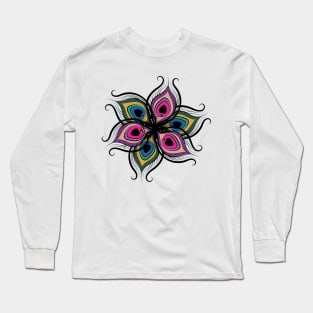 Feather Flower Long Sleeve T-Shirt